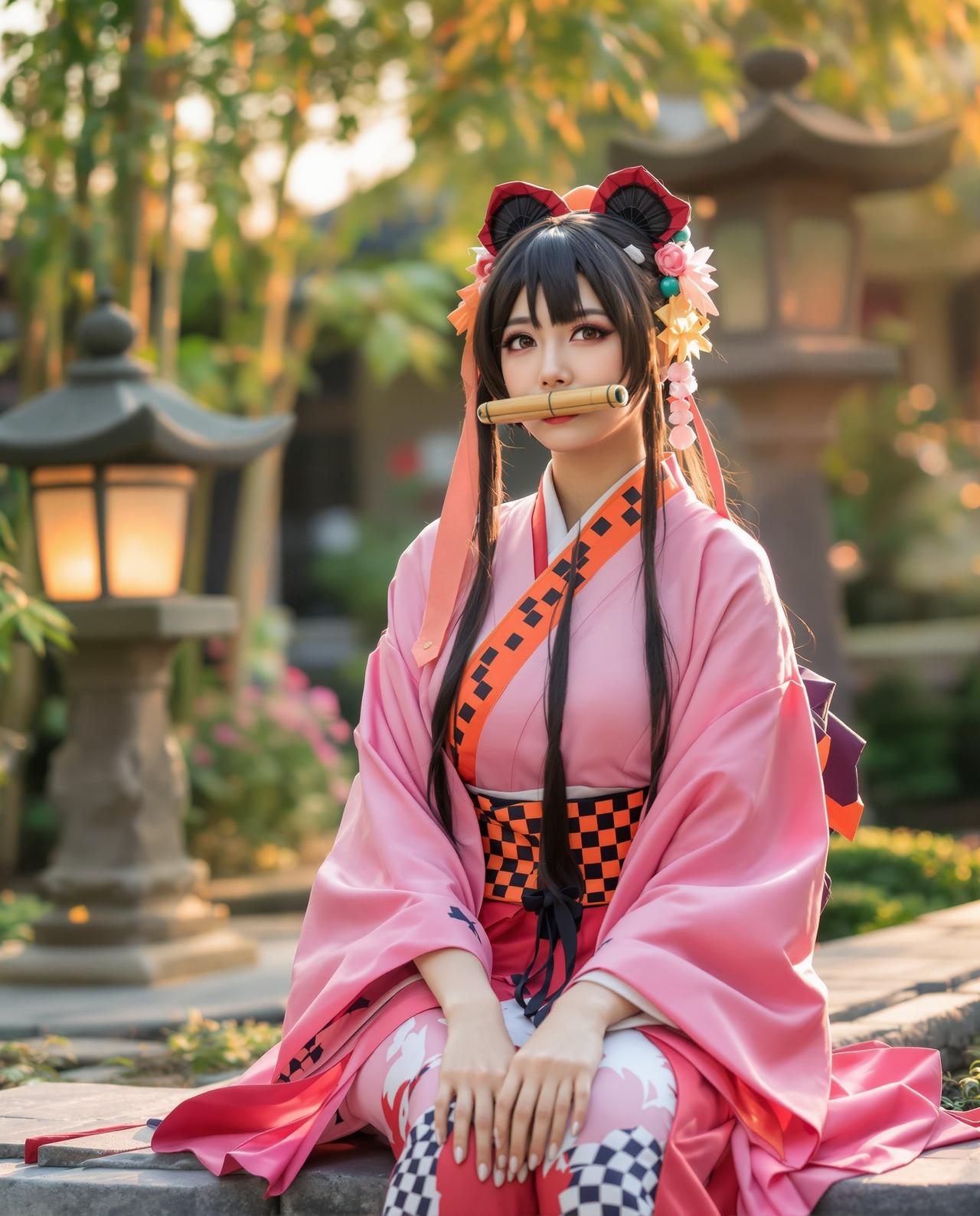 鬼灭之刃祢豆子 - Coser写真 - 福利姬cos唯美写真